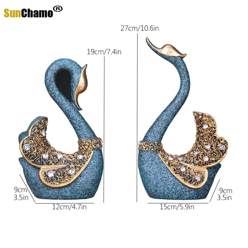 Swan Decorative Statues Resin Statue Creative Home Decor Modern Sculptures Figurines Craft Office Home Decoration Accessories
Swan Decorative Statues Resin Statue Creative Home Decor Modern Sculptures Figurines Craft Office Home Decoration Accessories