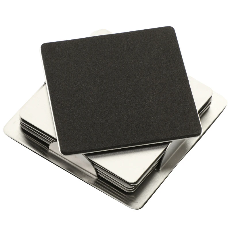 6PCS Coasters Stainless Steel Holder Coaster Set - Bar Drink Cup Holders 9*9*2cm Table Pad Placemats Bakeware Tableware Kitchen
6PCS Coasters Stainless Steel Holder Coaster Set - Bar Drink Cup Holders 9*9*2cm Table Pad Placemats Bakeware Tableware Kitchen