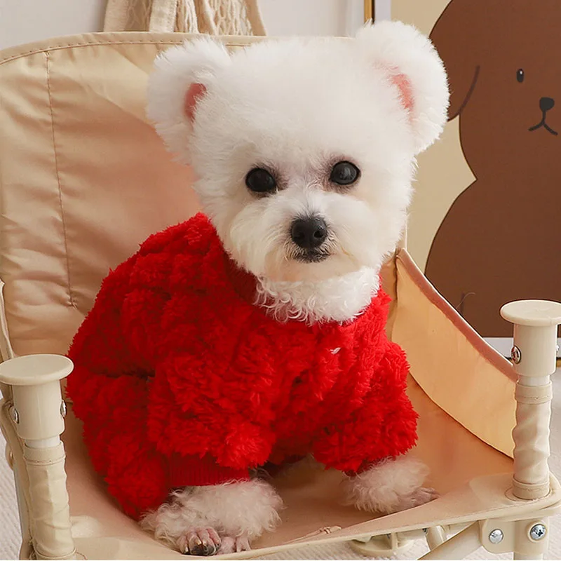 Fleece Pet Clothes Dog Pajamas Jumpsuit Winter 4 Colors Available Twisted Velvet Coat Tracksuit For Small Medium Dogs Schnauzer
Fleece Pet Clothes Dog Pajamas Jumpsuit Winter 4 Colors Available Twisted Velvet Coat Tracksuit For Small Medium Dogs Schnauzer