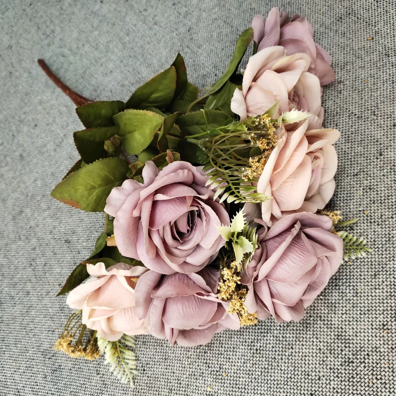 7 Heads Artificial Crescent Roses Bouquet Wedding Arrangement Simulation Fake Flower Holding Rose DIY Home Desktop Decoration
7 Heads Artificial Crescent Roses Bouquet Wedding Arrangement Simulation Fake Flower Holding Rose DIY Home Desktop Decoration