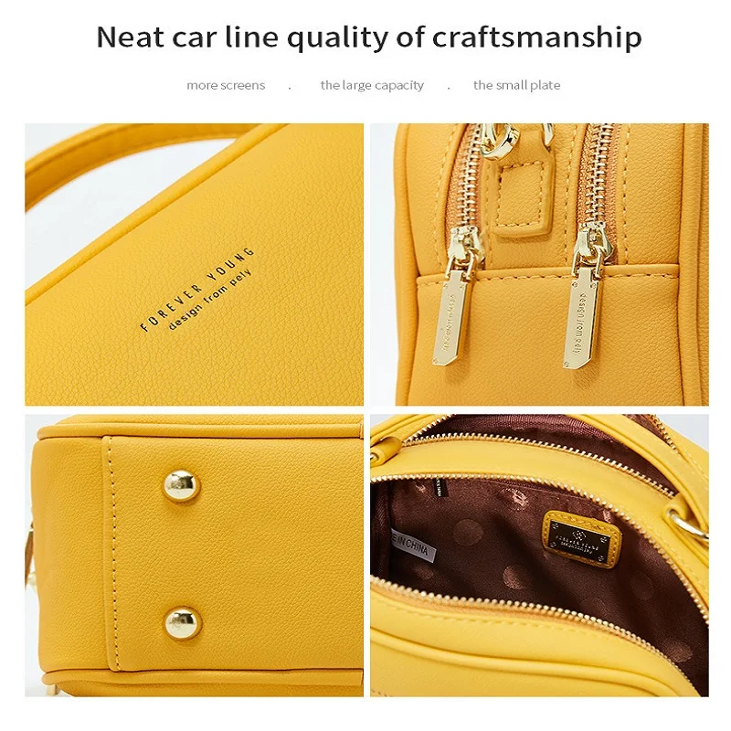 CAIDA Crossbody Bag For Women Contracted Leisure PU Handbag Pure Color Large-capacity Single Shoulder Crossbody Bag Aslant Bag
CAIDA Crossbody Bag For Women Contracted Leisure PU Handbag Pure Color Large-capacity Single Shoulder Crossbody Bag Aslant Bag