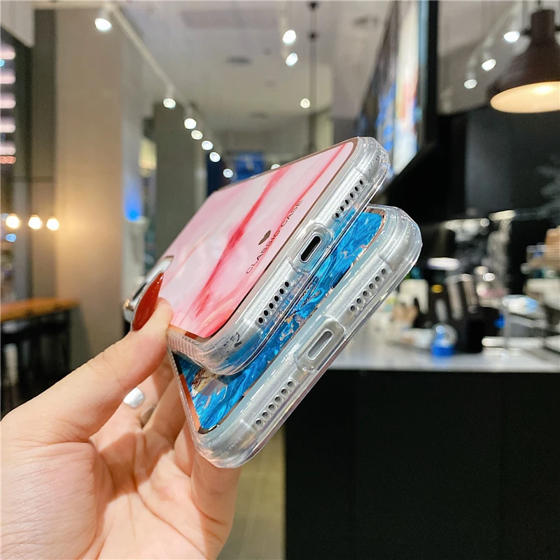 Stylish Blue Marble Texture Phone Case For iPhone 12 Mini 11 Pro XS MAX XR 7 8 Plus SE2020 Soft IMD ShockProof Back Cover Coque
Stylish Blue Marble Texture Phone Case For iPhone 12 Mini 11 Pro XS MAX XR 7 8 Plus SE2020 Soft IMD ShockProof Back Cover Coque