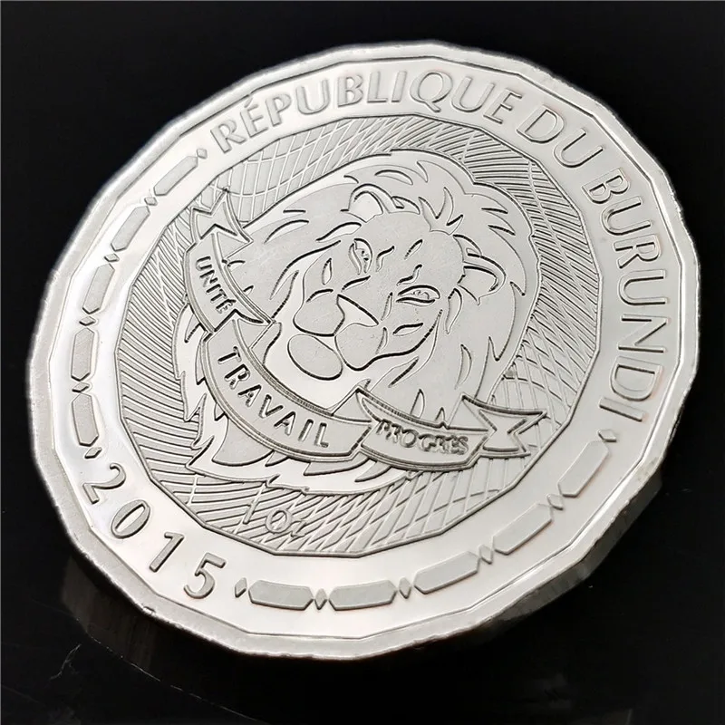 Republique Du Burundi Colorful Frog Painted Commemorative Coins 2015 Sea's Amazing Wildlife 100 Francs Silver Badge 
Republique Du Burundi Colorful Frog Painted Commemorative Coins 2015 Sea's Amazing Wildlife 100 Francs Silver Badge