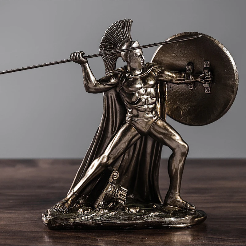 Retro Greek God of War Sparta Crafts European Style Living Room Wine Cabinet Office Decorations Figurines & Miniatures
Retro Greek God of War Sparta Crafts European Style Living Room Wine Cabinet Office Decorations Figurines & Miniatures