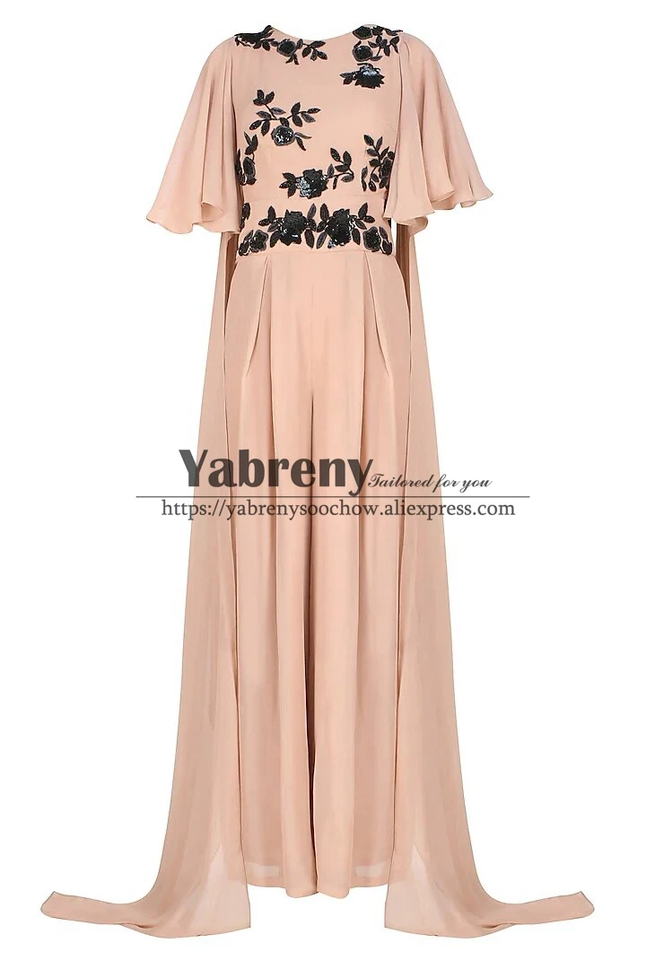 New Arrival Blush Wedding Party Jumpsuit With Ruffle Wing Sleeves Special Event Dress
New Arrival Blush Wedding Party Jumpsuit With Ruffle Wing Sleeves Special Event Dress
