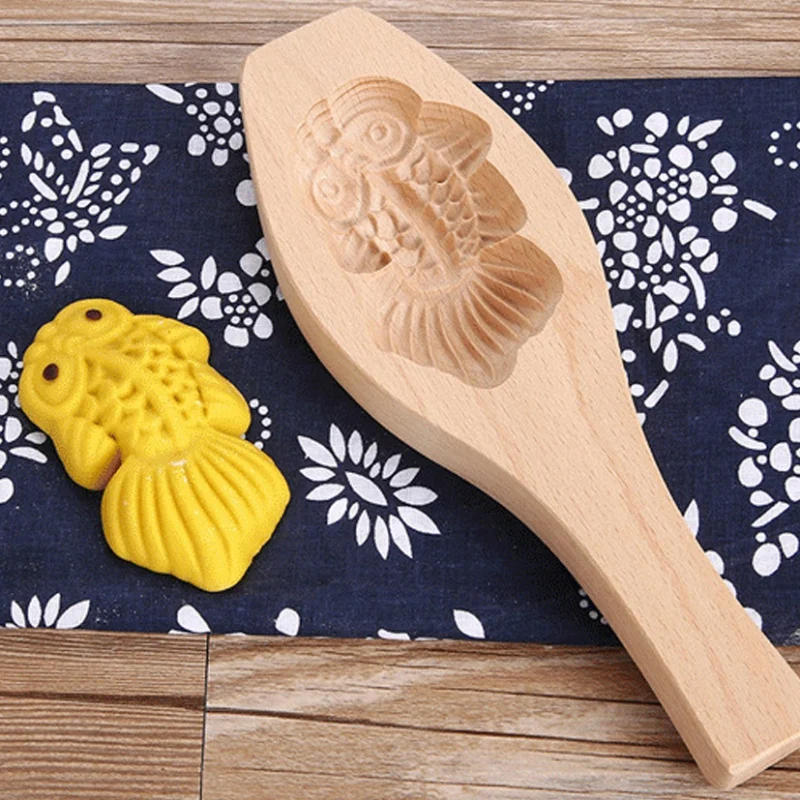 Baking Mold Wooden Moon Cake Mold Fish Shaped Kitchen Biscuit Chocolate Candy Mold DIY Pastry Baking Mold Kitchen Tool
Baking Mold Wooden Moon Cake Mold Fish Shaped Kitchen Biscuit Chocolate Candy Mold DIY Pastry Baking Mold Kitchen Tool