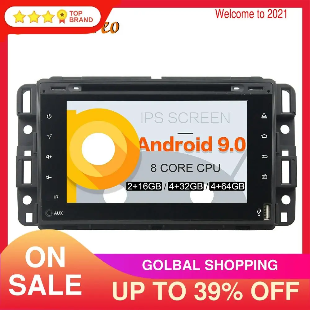 Автомобильный DVD-плеер, Android 9,0, PX5/PX6, мультимедийный плеер, GPS-навигация для GMC Yukon/Tahoe 2007-2012, автомобильное радио, стерео, головное устройство
Автомобильный DVD-плеер, Android 9,0, PX5/PX6, мультимедийный плеер, GPS-навигация для GMC Yukon/Tahoe 2007-2012, автомобильное радио, стерео, головное устройство