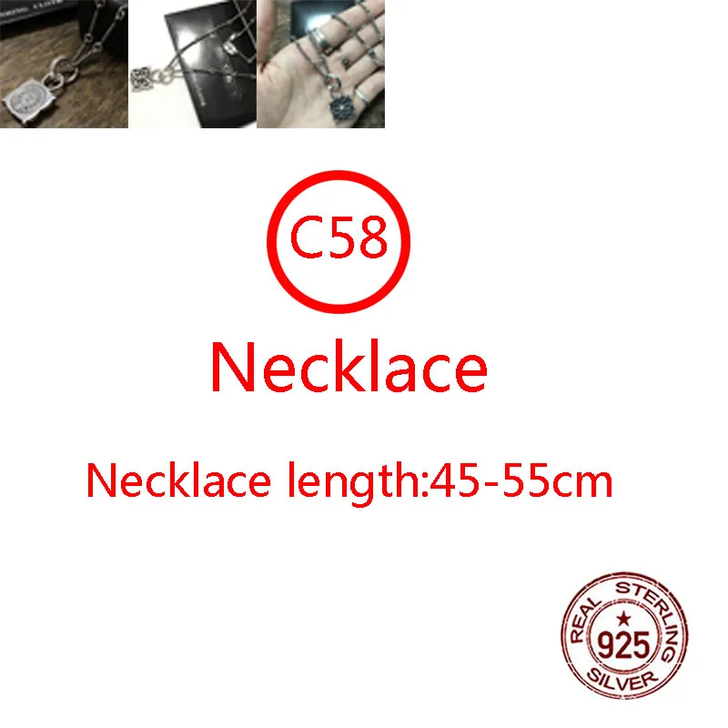 C58 S925 Sterling Silver Necklace Personality Cross Butterfly Hip Hop Fashion Sweater Chain Retro Jewelry 2021 hot
C58 S925 Sterling Silver Necklace Personality Cross Butterfly Hip Hop Fashion Sweater Chain Retro Jewelry 2021 hot