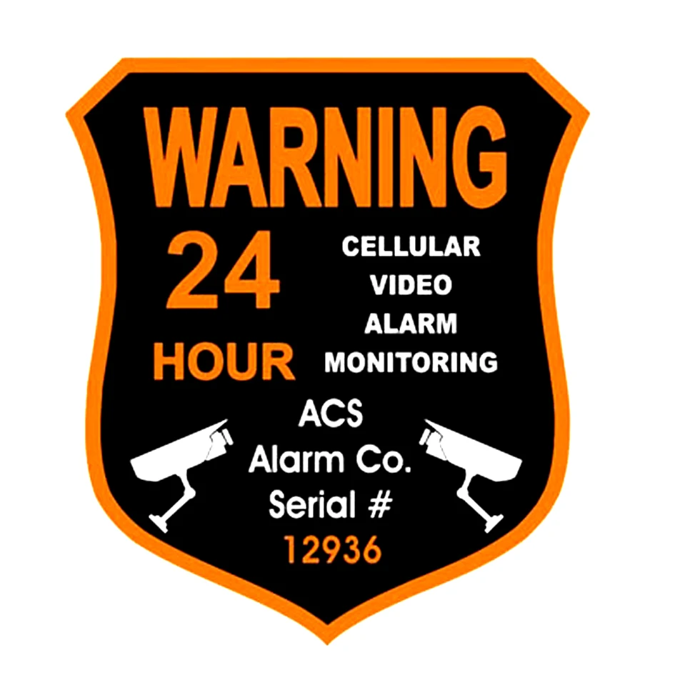 Interesting ACS Alarm Surveillance Security Camera Lnterest Car Sticke Accessories KK Vinyl PVC 14cm*12cm Motorcycle Decal
Interesting ACS Alarm Surveillance Security Camera Lnterest Car Sticke Accessories KK Vinyl PVC 14cm*12cm Motorcycle Decal