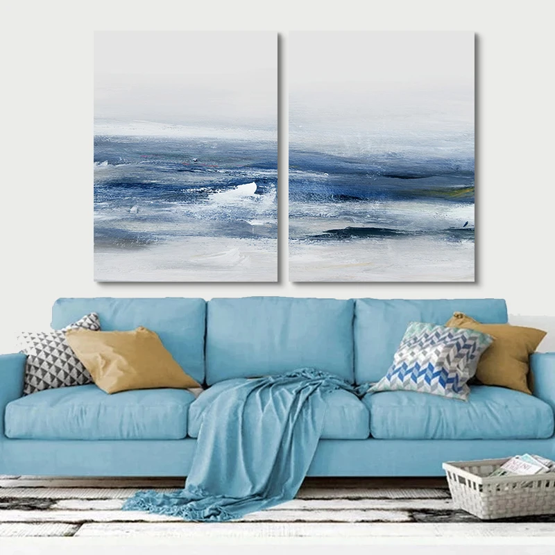 Abstract Modern Blue Sea Landscape Nordic Wall Paintings Canvas Art Posters and Prints Picture Home Living Room Decor (No Frame)
Abstract Modern Blue Sea Landscape Nordic Wall Paintings Canvas Art Posters and Prints Picture Home Living Room Decor (No Frame)