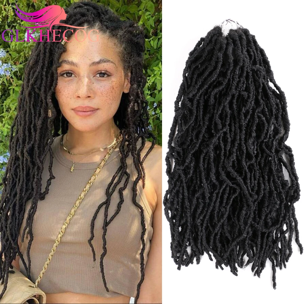 Faux Locs Crochet Hair 18 24 36 inch Synthetic Braiding Hair Extensions Soft Goddess Dreadlocks Hair For Black Women
Faux Locs Crochet Hair 18 24 36 inch Synthetic Braiding Hair Extensions Soft Goddess Dreadlocks Hair For Black Women