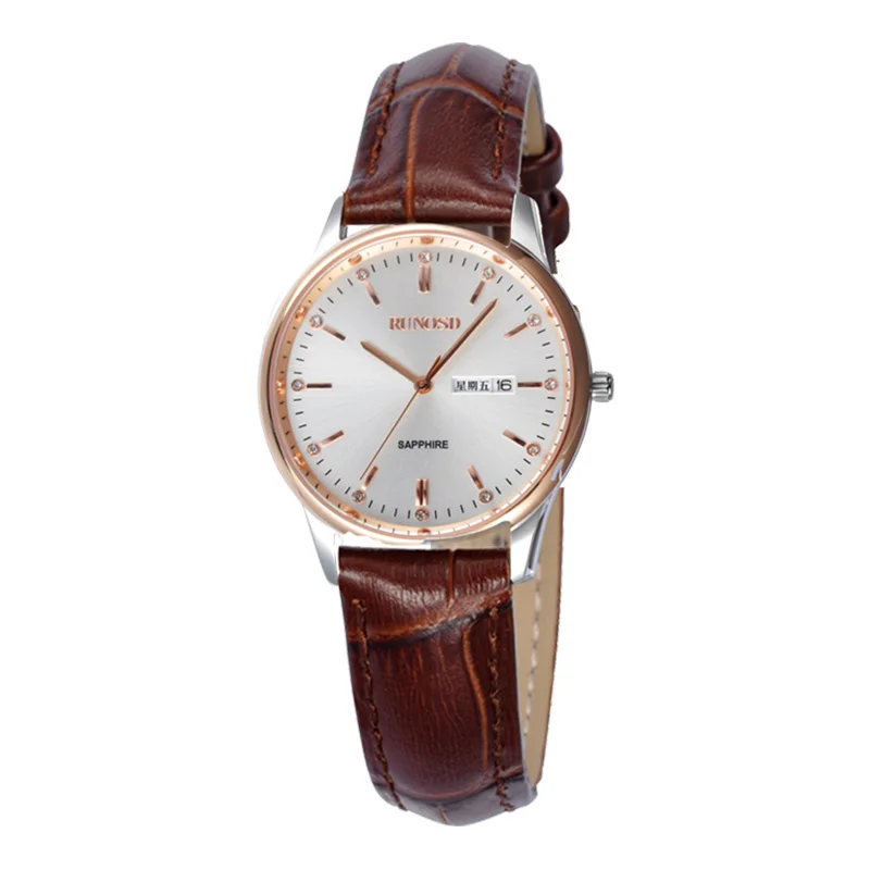 RUNOSD Ladies Watch Luxury Rose Gold Miyota Quartz Movement Sapphire Crystal Cowhide Strap Stainless Steel 5200L
RUNOSD Ladies Watch Luxury Rose Gold Miyota Quartz Movement Sapphire Crystal Cowhide Strap Stainless Steel 5200L