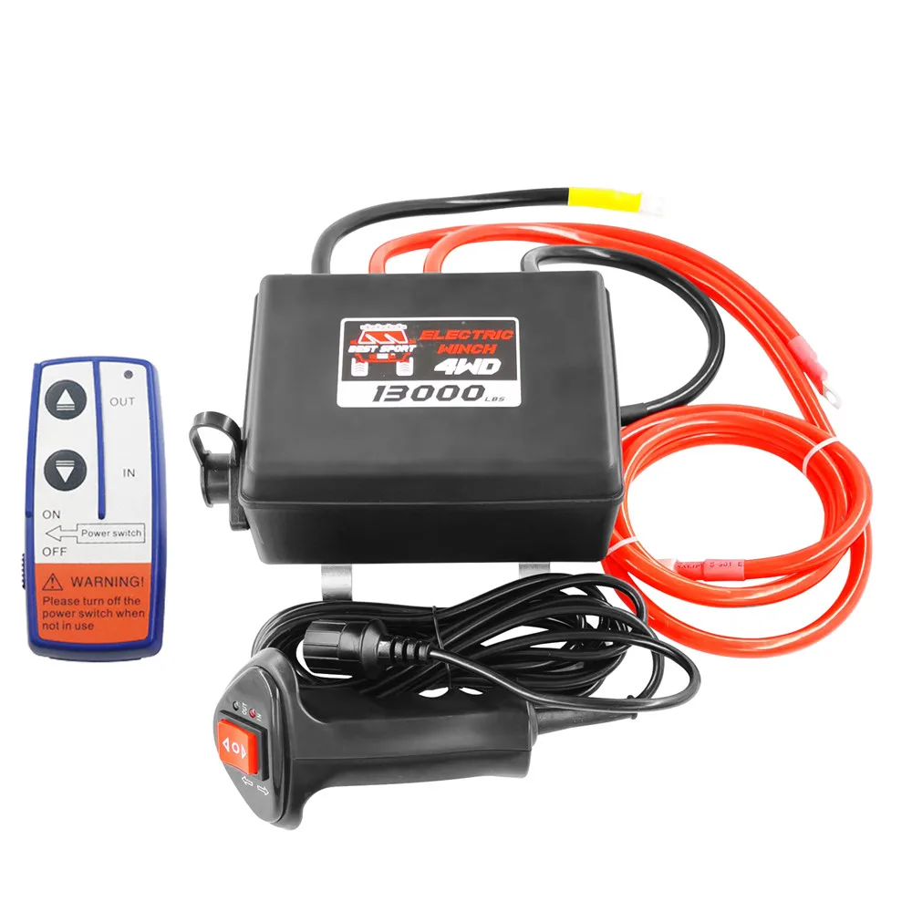 Winch control box with wireless remote control controller relay winch accessories
Winch control box with wireless remote control controller relay winch accessories
