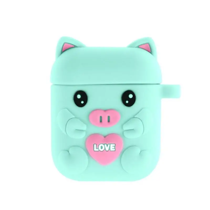 Silicone Cartoon Pig Earphone Cover Box for Apple AirPods for Charging Case (2019)/Charging Case (2016)
Silicone Cartoon Pig Earphone Cover Box for Apple AirPods for Charging Case (2019)/Charging Case (2016)