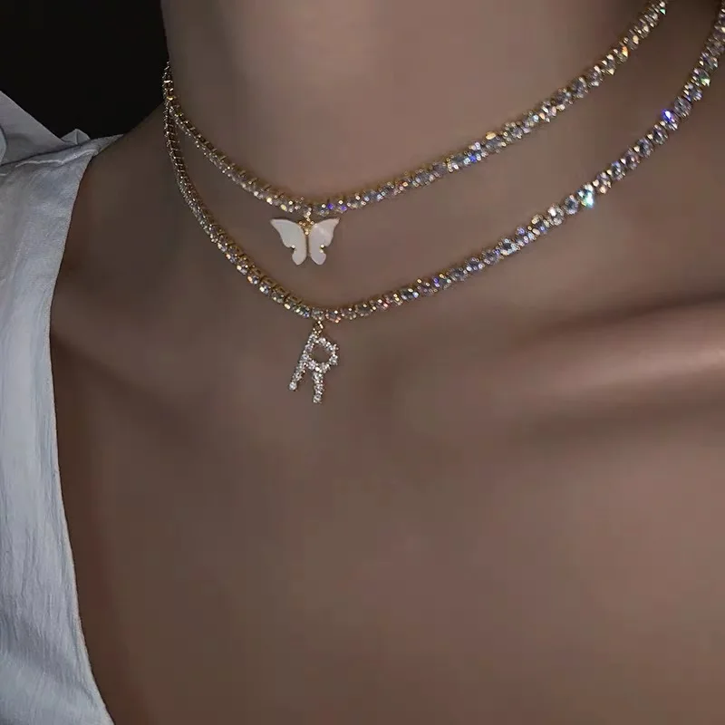 Flatfoosie Multilayer Butterfly Pendant Necklace Women Silver Color 26 Initials Letters Crystal Chain Necklace Collar Jewelry
Flatfoosie Multilayer Butterfly Pendant Necklace Women Silver Color 26 Initials Letters Crystal Chain Necklace Collar Jewelry