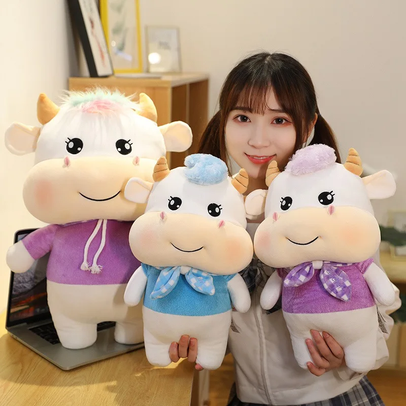 Kawaii Tie Milk Cow Plush Toy Soft Stuffed Cartoon Animal Cattle Doll Bedroom Decor Girly Heart Gift Kids Baby Accompany Toys
Kawaii Tie Milk Cow Plush Toy Soft Stuffed Cartoon Animal Cattle Doll Bedroom Decor Girly Heart Gift Kids Baby Accompany Toys