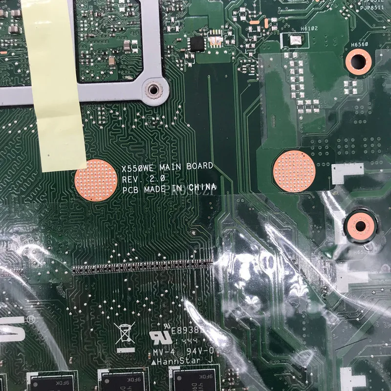 Материнская плата ASUS X550E X550WE X550EP F552E X552E X552EP Laotop материнская REV.2.0 с 4G RAM /E2-6110 4 100%