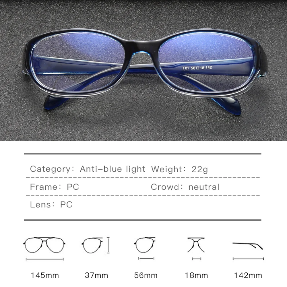 Vintage Anti Blue Light Glasses Men Women Computer Eyewear Ladies Black Blue Red Eyeglasses Clear Lens Spectacles Frame
Vintage Anti Blue Light Glasses Men Women Computer Eyewear Ladies Black Blue Red Eyeglasses Clear Lens Spectacles Frame