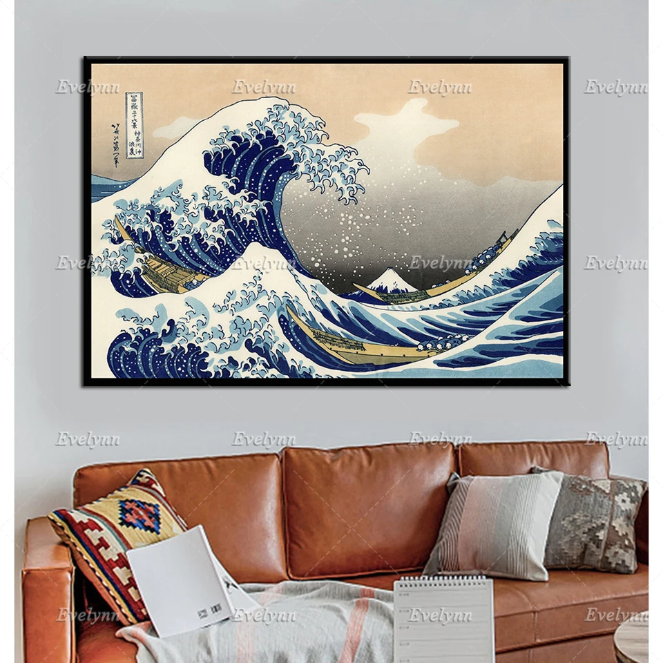 Japan Katsushika Hokusai -Kanagawa Oil Painting Posters And Prints On Canvas Wall Art Modular Picture for Living Room Decoration 
Japan Katsushika Hokusai -Kanagawa Oil Painting Posters And Prints On Canvas Wall Art Modular Picture for Living Room Decoration