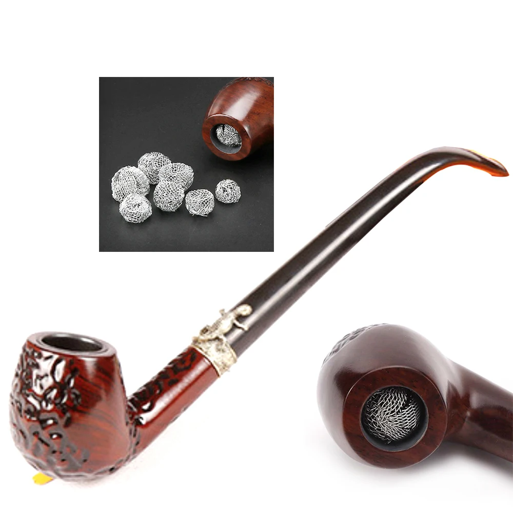 10Pcs Smoking Wood Pipe With 100 Pcs Screen Filters Tobacco Herb Cigarette Accessories Wooden Pipes For Men Smoke Grinder Gadget
10Pcs Smoking Wood Pipe With 100 Pcs Screen Filters Tobacco Herb Cigarette Accessories Wooden Pipes For Men Smoke Grinder Gadget