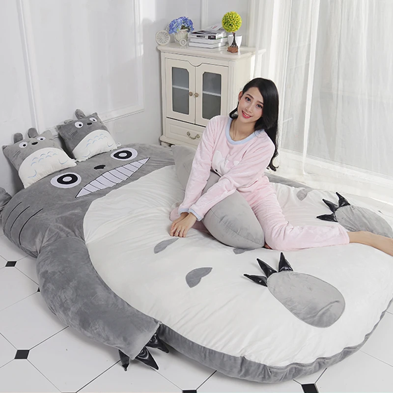 Мультяшный матрас Totoro ленивый диван кровать подходит для детей татами коврики