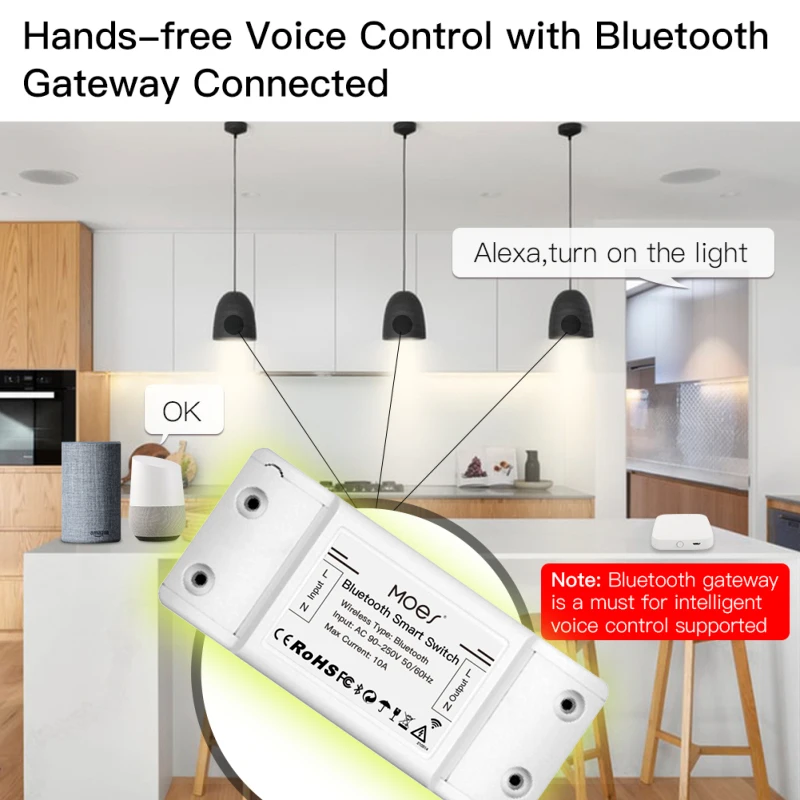 Умный выключатель Tuya Smart Home, релейный модуль с Bluetooth, одноточечное управление, беспроводной пульт дистанционного управления с Alexa Google Home
Умный выключатель Tuya Smart Home, релейный модуль с Bluetooth, одноточечное управление, беспроводной пульт дистанционного управления с Alexa Google Home