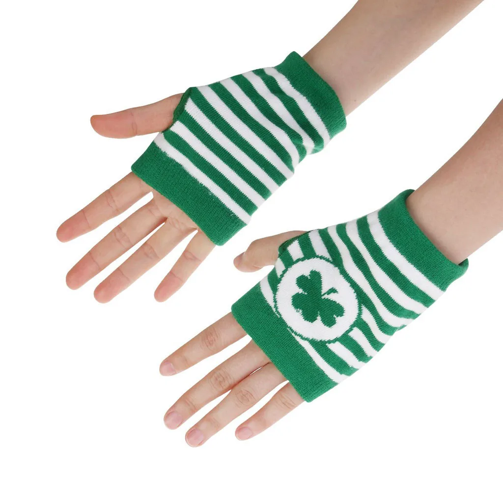 Irish Women's Gloves St. Striped Patrick's Day New Party Shamrock Trend Gloves
Irish Women's Gloves St. Striped Patrick's Day New Party Shamrock Trend Gloves