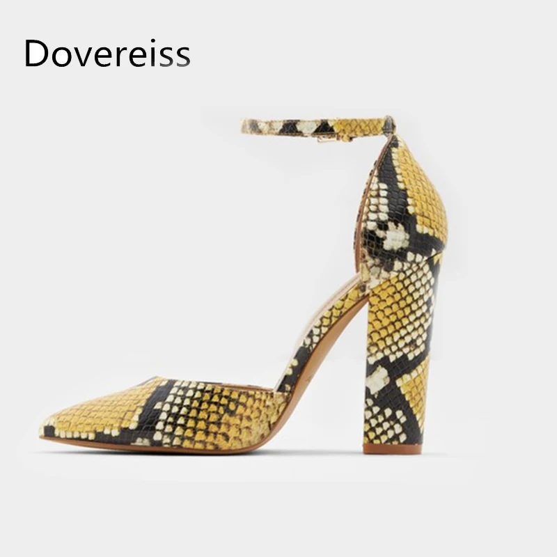 Dovereiss Fashion Women's Shoes summer new Elegant sandals Brown serpentine sexy Block heelsconcise Party shoes big size 43
Dovereiss Fashion Women's Shoes summer new Elegant sandals Brown serpentine sexy Block heelsconcise Party shoes big size 43