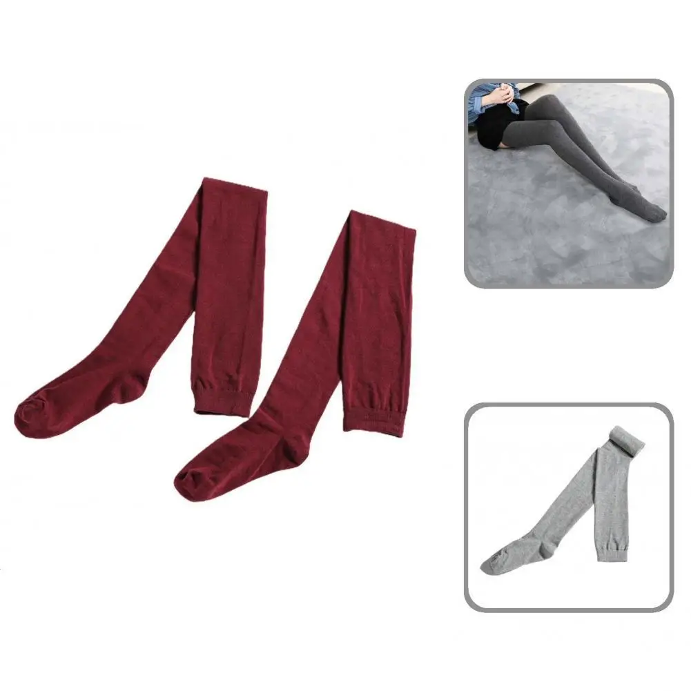 Autumn Winter 1 Pair Popular Good Elasticity Slim Socks Female Over Knee Socks Stretchy for Daily Wear
Autumn Winter 1 Pair Popular Good Elasticity Slim Socks Female Over Knee Socks Stretchy for Daily Wear