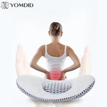 3D Waist Pillow Lumbar Disc Herniation Support Pillow Lumbar Cushion Support Waist Cushion for Pregnant Womens Waist Relaxation