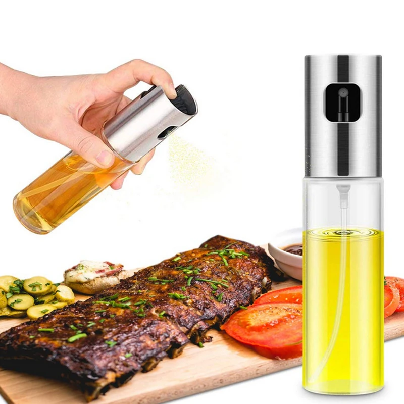 Kitchen Stainless Steel Olive Oil Sprayer Bottle Pump Oil Pot Leak-proof Grill BBQ Sprayer Oil Dispenser BBQ Cookware Tools
Kitchen Stainless Steel Olive Oil Sprayer Bottle Pump Oil Pot Leak-proof Grill BBQ Sprayer Oil Dispenser BBQ Cookware Tools