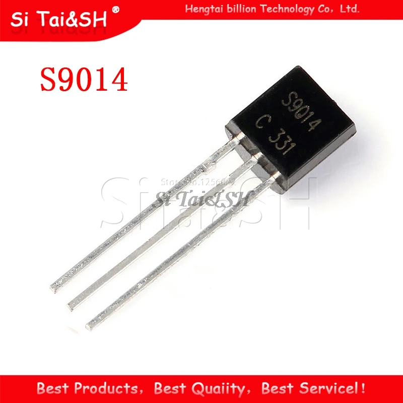 100 шт. S9014 TO-92 9014 TO92 Новый триодный транзистор | Электронные компоненты и