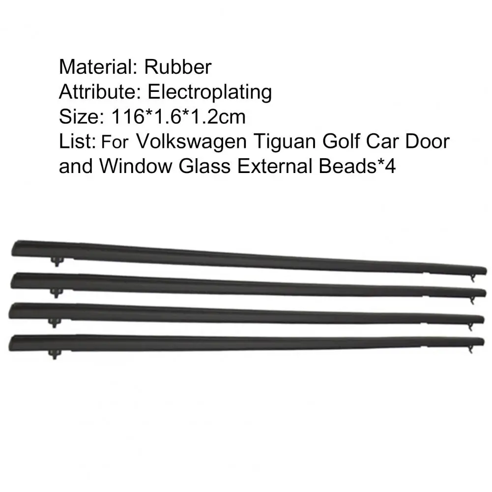 4Pcs Window Seal Belt Outer Waterproof Glass Weatherstrip Moulding Trim for VW Golf 6 7/Tiguan-16
4Pcs Window Seal Belt Outer Waterproof Glass Weatherstrip Moulding Trim for VW Golf 6 7/Tiguan-16