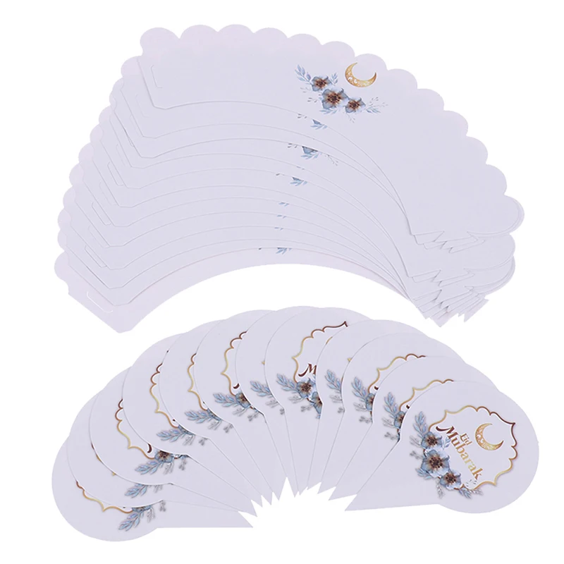 24pcs/12sets Eid Mubarak Cake Picks With Stickers Eid Mubarak Cupcake Wrappers For Party Decoration 
24pcs/12sets Eid Mubarak Cake Picks With Stickers Eid Mubarak Cupcake Wrappers For Party Decoration