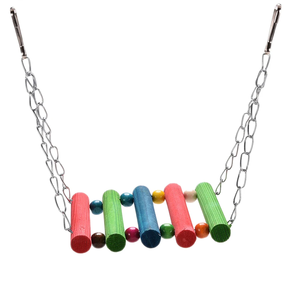 1pc Hot Sale Pet Bird Parrot Toys Parakeet Budgie Cockatiel Cage Hammock Swing Toy Hanging Chew Toys for Birds Colorful Wood 
1pc Hot Sale Pet Bird Parrot Toys Parakeet Budgie Cockatiel Cage Hammock Swing Toy Hanging Chew Toys for Birds Colorful Wood