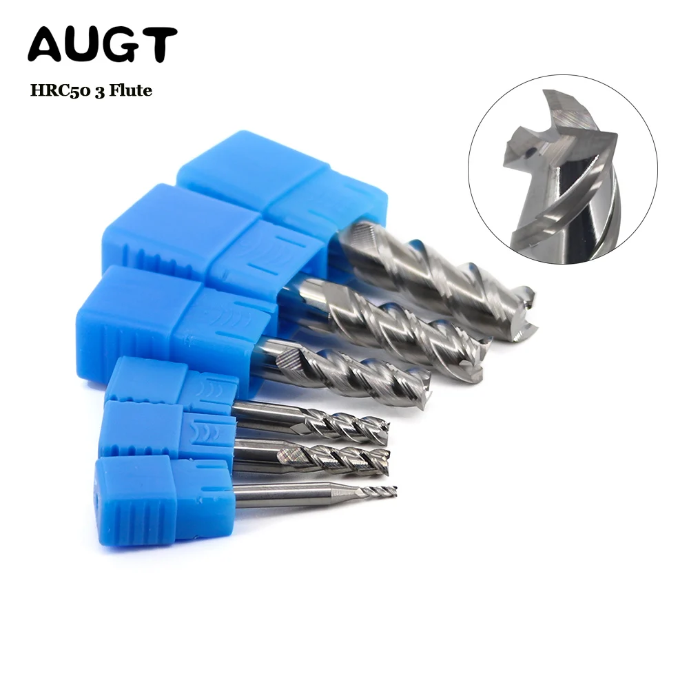 Augusttools Cutting HRC50 3 Flute Endmill Carbide Wood Cutter Milling Cutter End Mill Aluminum Copper Processing Milling Tools
Augusttools Cutting HRC50 3 Flute Endmill Carbide Wood Cutter Milling Cutter End Mill Aluminum Copper Processing Milling Tools