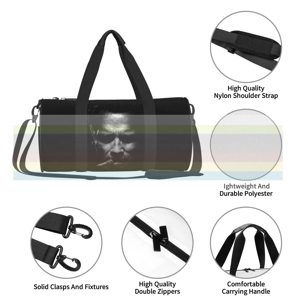 Arnold Schwarzenegger universal travel sports fitness shoulder bag. Nylon portable outdoor sports bag.
Arnold Schwarzenegger universal travel sports fitness shoulder bag. Nylon portable outdoor sports bag.