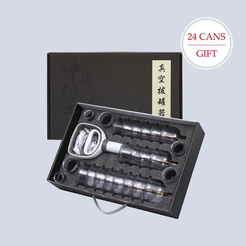 24 Cans Vacuum Cupping Massage Set Chinese Medicine Physiotherapy Healthy Care Anti-Cellulite Suction Cups For Body Massager
24 Cans Vacuum Cupping Massage Set Chinese Medicine Physiotherapy Healthy Care Anti-Cellulite Suction Cups For Body Massager