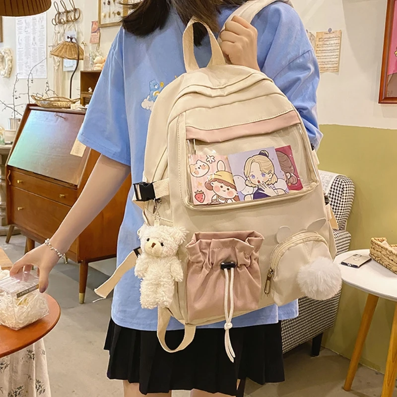 Женский рюкзак с объемным рисунком школьные ранцы сумка для девочек-подростков