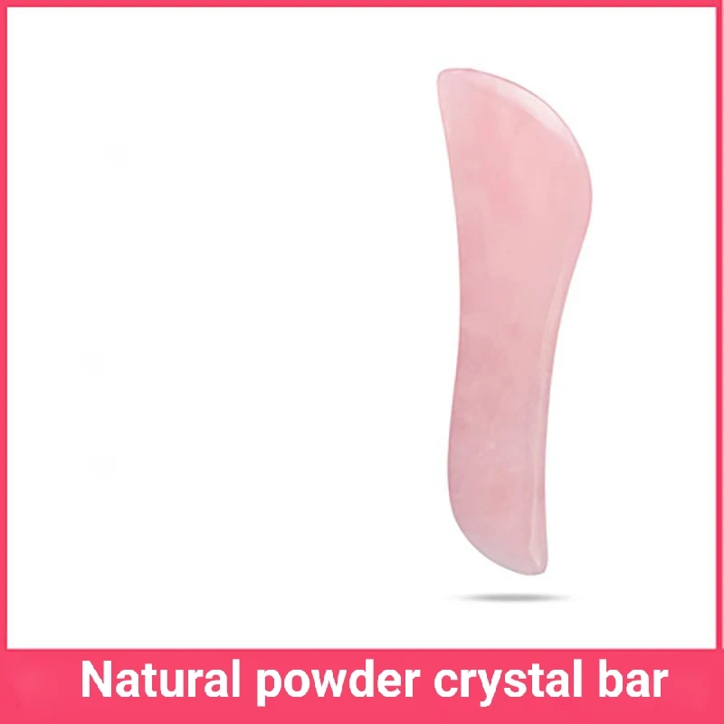 Natural pink crystal jade scrapping board shaving department eye SPA masseur to promote the absorption of beauty tools
Natural pink crystal jade scrapping board shaving department eye SPA masseur to promote the absorption of beauty tools