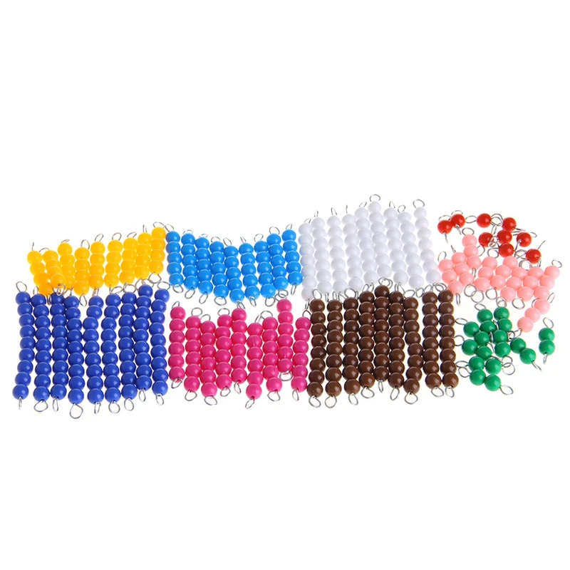 Montessori Mathematics Material 1-9 Beads Bar in Wooden Box Early Preschool Toy
Montessori Mathematics Material 1-9 Beads Bar in Wooden Box Early Preschool Toy