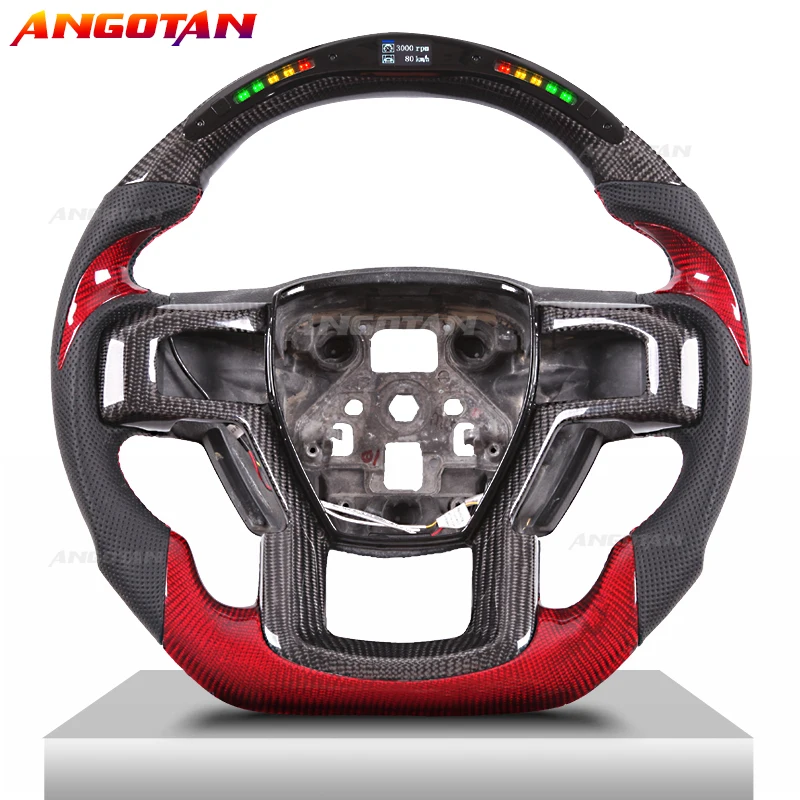 Steering Wheel Fit For Ford 100% Carbon Fiber Perforated Leather Steering Wheel
Steering Wheel Fit For Ford 100% Carbon Fiber Perforated Leather Steering Wheel