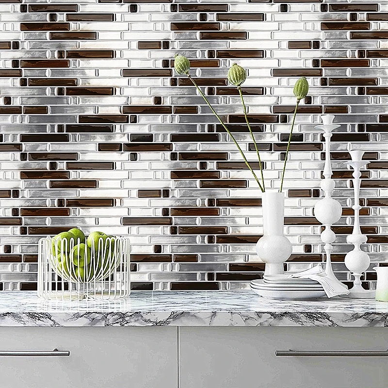 Mosaic Self Adhesive Tile Backsplash Wall Sticker Vinyl Bathroom Kitchen Home Decor DIY - 10 sheets
Mosaic Self Adhesive Tile Backsplash Wall Sticker Vinyl Bathroom Kitchen Home Decor DIY - 10 sheets