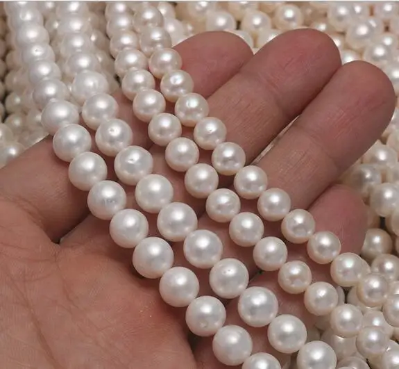 Jewelry Natural freshwater pearl 7-8-9mm Right circle bead Loose beads necklace bracelet
Jewelry Natural freshwater pearl 7-8-9mm Right circle bead Loose beads necklace bracelet