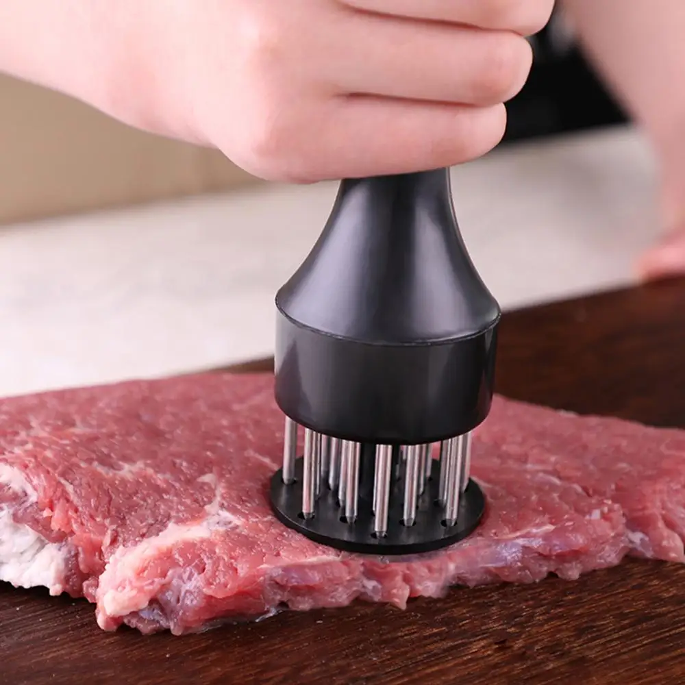 US STOCKS Meat Tenderiser Stainless Steel Meat Tenderiser Needle Kitchen Cooking Tools for Beef/Veal/Steak/Chicken/Pork/Fish
US STOCKS Meat Tenderiser Stainless Steel Meat Tenderiser Needle Kitchen Cooking Tools for Beef/Veal/Steak/Chicken/Pork/Fish
