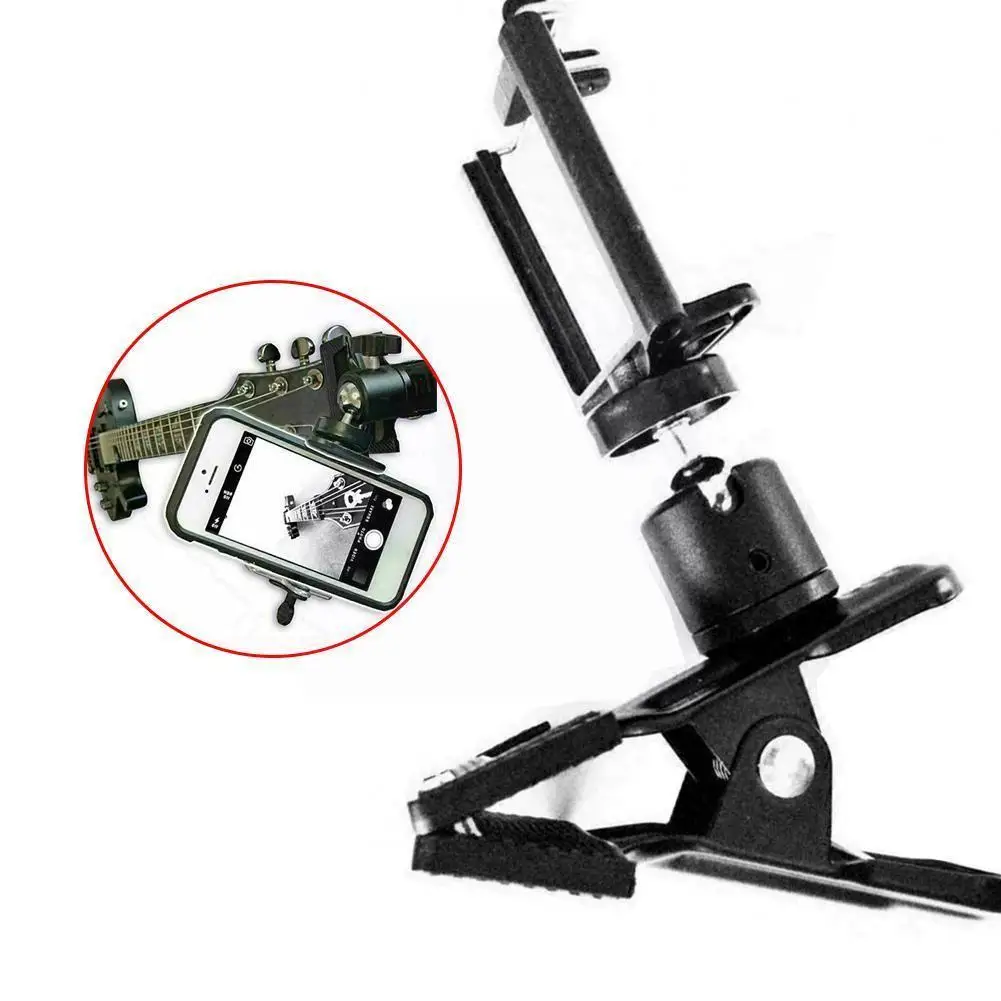 Mobile Phone Mount Clip Holder For Guitar Ukulele Smartphone Video Recording Universal Bracket Clamp For Gopro Action Camer S0C2
Mobile Phone Mount Clip Holder For Guitar Ukulele Smartphone Video Recording Universal Bracket Clamp For Gopro Action Camer S0C2