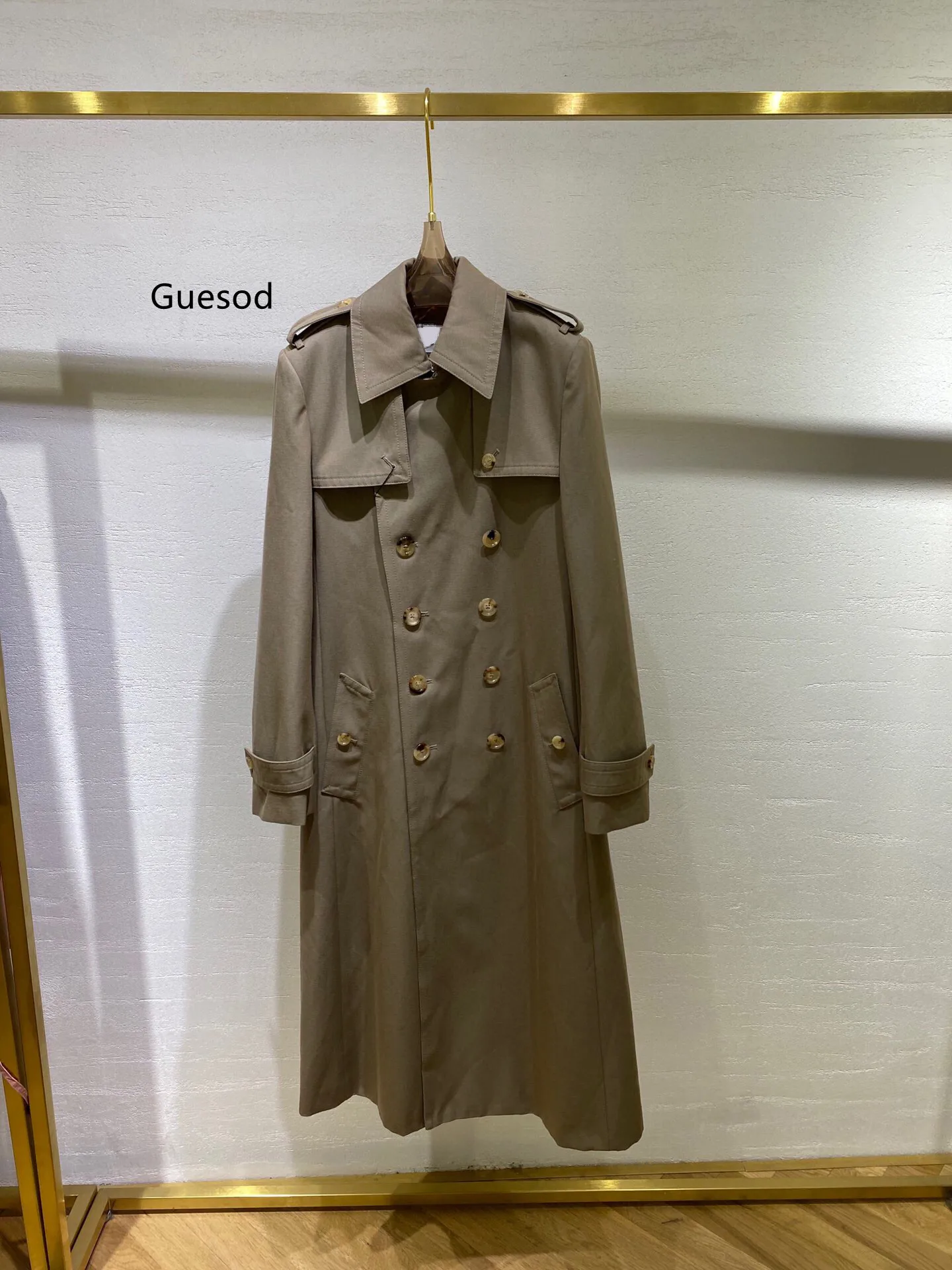 Women Trench Star Brand Outerwear British Vintage Elegant Double Breasted Long Coat New Guesod
Women Trench Star Brand Outerwear British Vintage Elegant Double Breasted Long Coat New Guesod