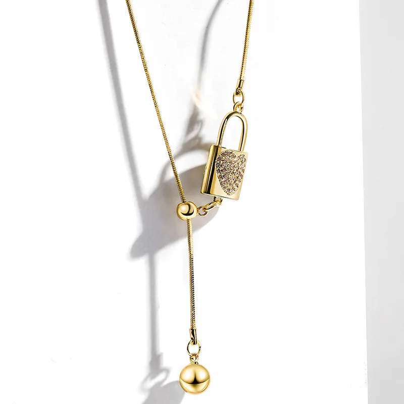 Simple Heart Lock Pendant Adjustable Long Tassel Necklace Trendy 2021 Fashion Sexy Clavicle Chain The Gift Of Love Wholesale
Simple Heart Lock Pendant Adjustable Long Tassel Necklace Trendy 2021 Fashion Sexy Clavicle Chain The Gift Of Love Wholesale