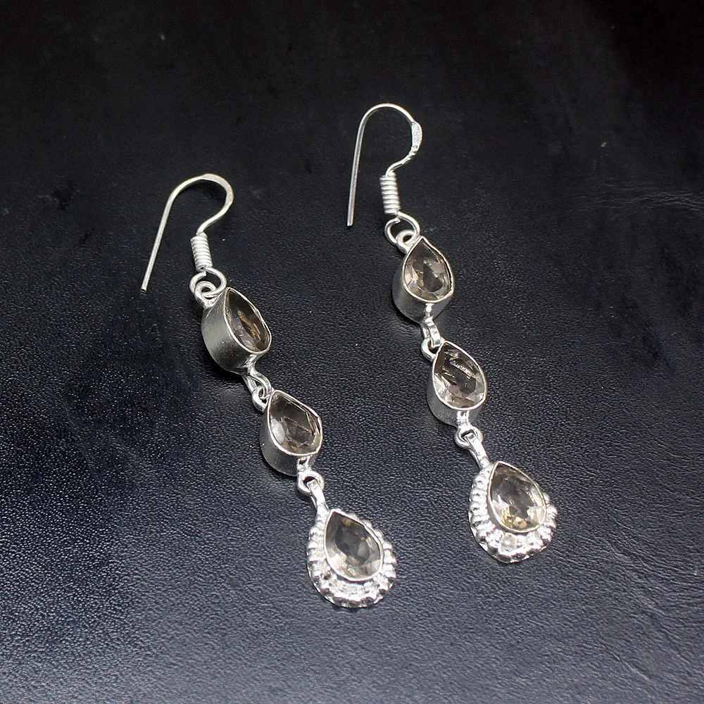 Gemstonefactory Big Promotion Unique 925 Silver New Coming Smoky Topaz Women Ladies Gifts Dangle Drop Earrings 20212271
Gemstonefactory Big Promotion Unique 925 Silver New Coming Smoky Topaz Women Ladies Gifts Dangle Drop Earrings 20212271