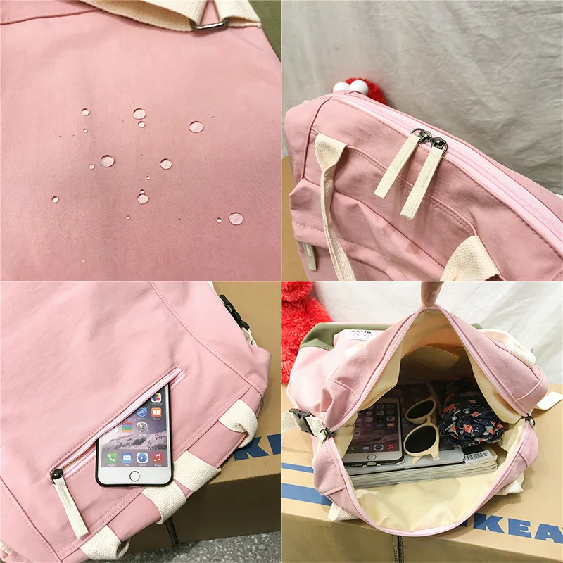 Multifunction Backpack Women Waterproof Nylon School Bag For Teenage Girl Harajuku Cute Backpack Kawaii Lady Fashion Bag Mochila
Multifunction Backpack Women Waterproof Nylon School Bag For Teenage Girl Harajuku Cute Backpack Kawaii Lady Fashion Bag Mochila